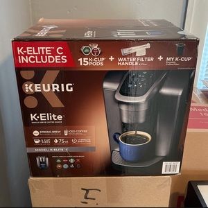 NWT Keurig K-Elite coffee/ tea machine